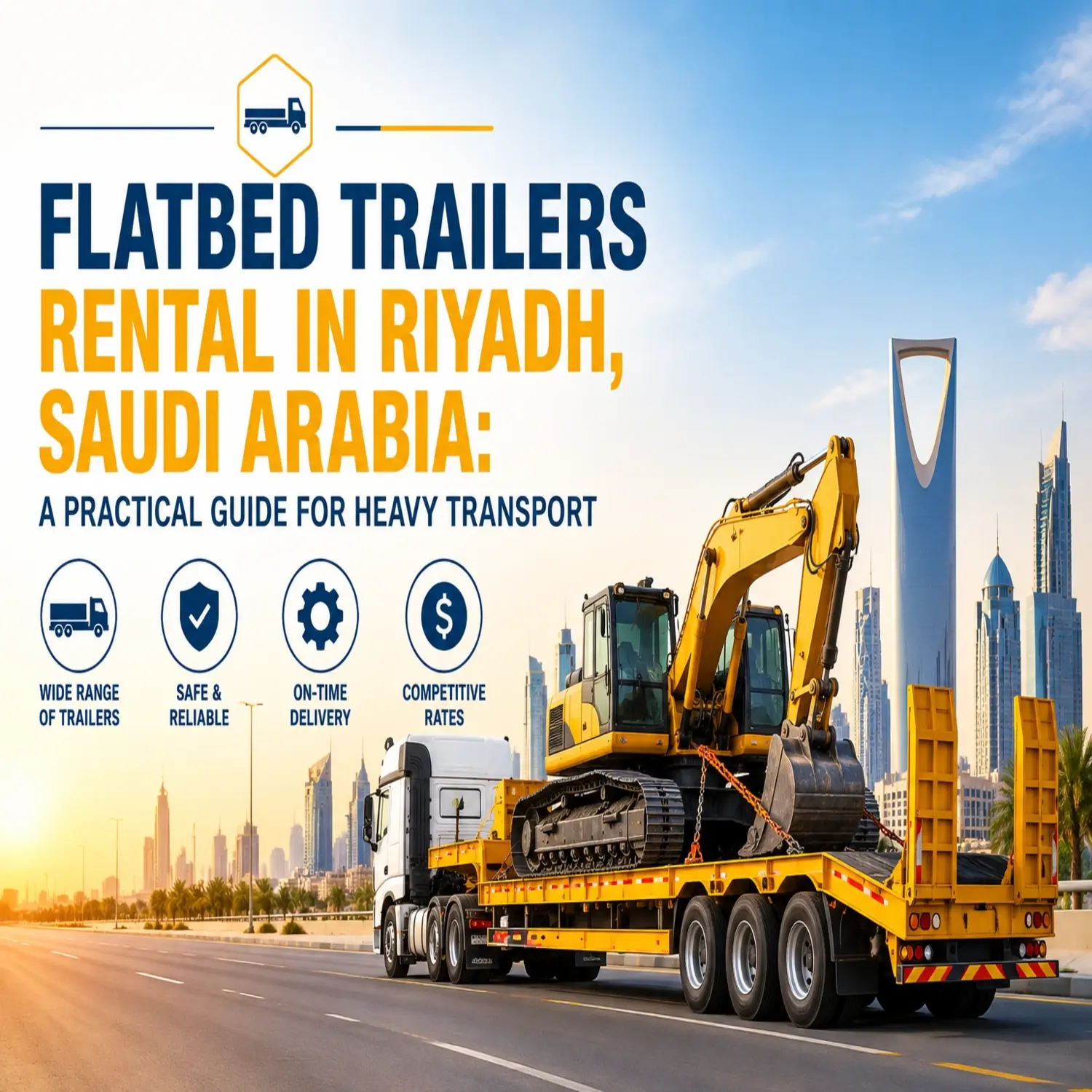 Flatbed Trailers Rental in Riyadh, Saudi Arabia: A Practical 
Guide for Heavy Transport
